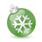 Xmas-ball-green icon