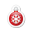 Xmas-sticker-ball-red icon