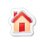 Xmas-sticker-home icon