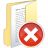 Folder-full-delete icon