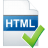 Html-page-accept icon
