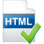 Html-page-accept icon