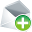 Mail-add icon