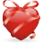 Ribbon-heart icon