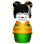Geisha-Korea-green icon