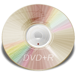 Hardware DVD plus R icon