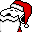Santa Snoopy icon