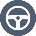 Steering-wheel icon