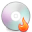 Burning disc icon