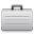 Metallic-briefcase icon