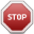 Signal-stop icon