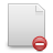 Empty document delete icon