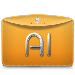 Folder Text Adobe Illustrator icon