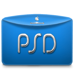 Folder Text Adobe PSD icon