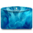 Folder-Abstract-Blue-Smoke icon