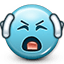 Emoticon Bugged Noise Loud icon