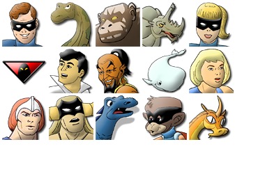 Hanna Barbera's Heroes Icons