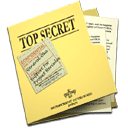 Top Secret Folder and Documents icon