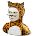Cat costume icon