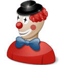 Clown costume icon