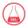 Sulphurdioxide allergy red icon