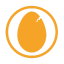 Eggs allergy amber icon