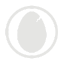 Eggs allergy grey icon