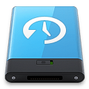 Blue Time Machine W icon