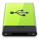 Green USB icon