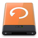 Orange Backup W icon