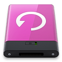 Pink Backup W icon