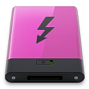 Pink Thunderbolt B icon