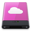 Pink iDisk W icon