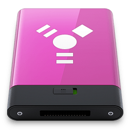 Pink Firewire W icon