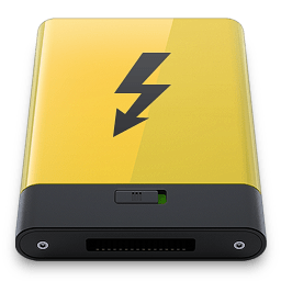 Yellow Thunderbolt icon