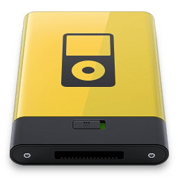 Yellow iPod icon