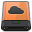 Orange iDisk B icon