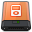 Orange-iPod-W icon