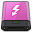 Pink-Thunderbolt-W icon