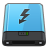 Blue-Thunderbolt-B icon