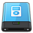 Blue iPod W icon