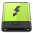 Green Thunderbolt icon