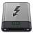 Grey Thunderbolt B icon
