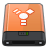 Orange Firewire W icon