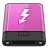 Pink-Thunderbolt-W icon
