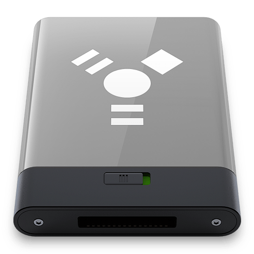 Grey Firewire W icon