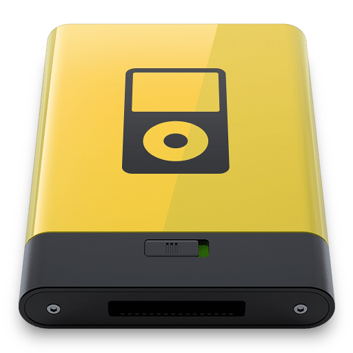 Yellow iPod icon