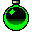 Green glas icon
