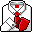 White red icon