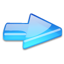 Action-arrow-blue-flat-right icon